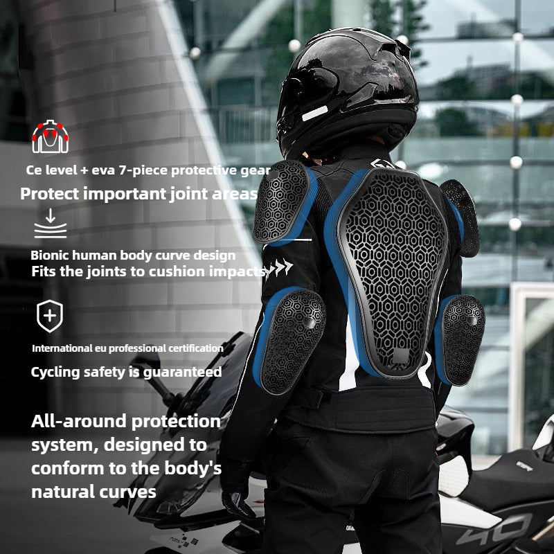 CE2 Certified Motorcycle Collision Protection Riding Suit - J13