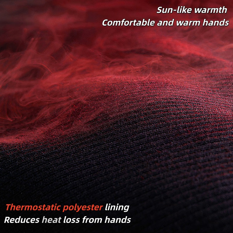 Winter waterproof carbon fiber leather riding gloves - G24