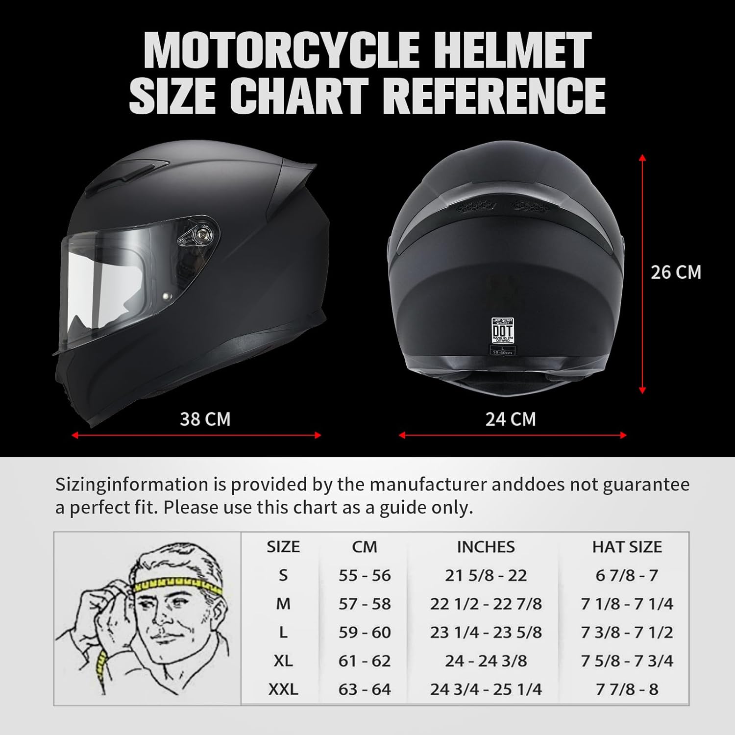 Full Face Motorcycle Helmet WS-607