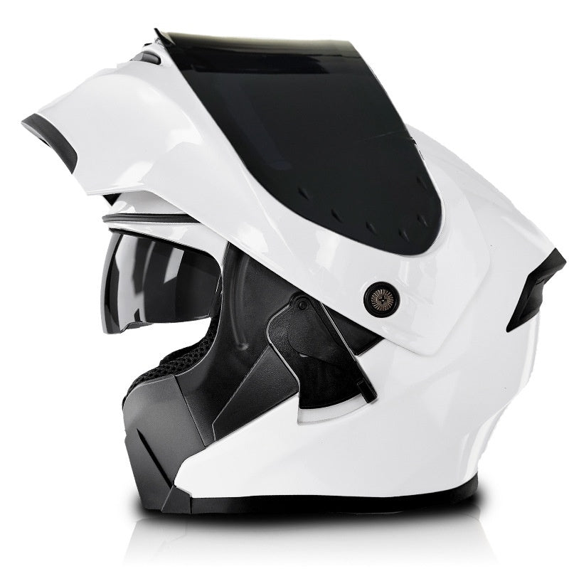 Windproof and noise-reducing full-face racing helmet-I92