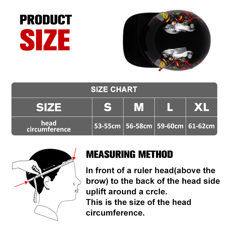 Baseball Motorcycle Helmet DOT Certification - I07