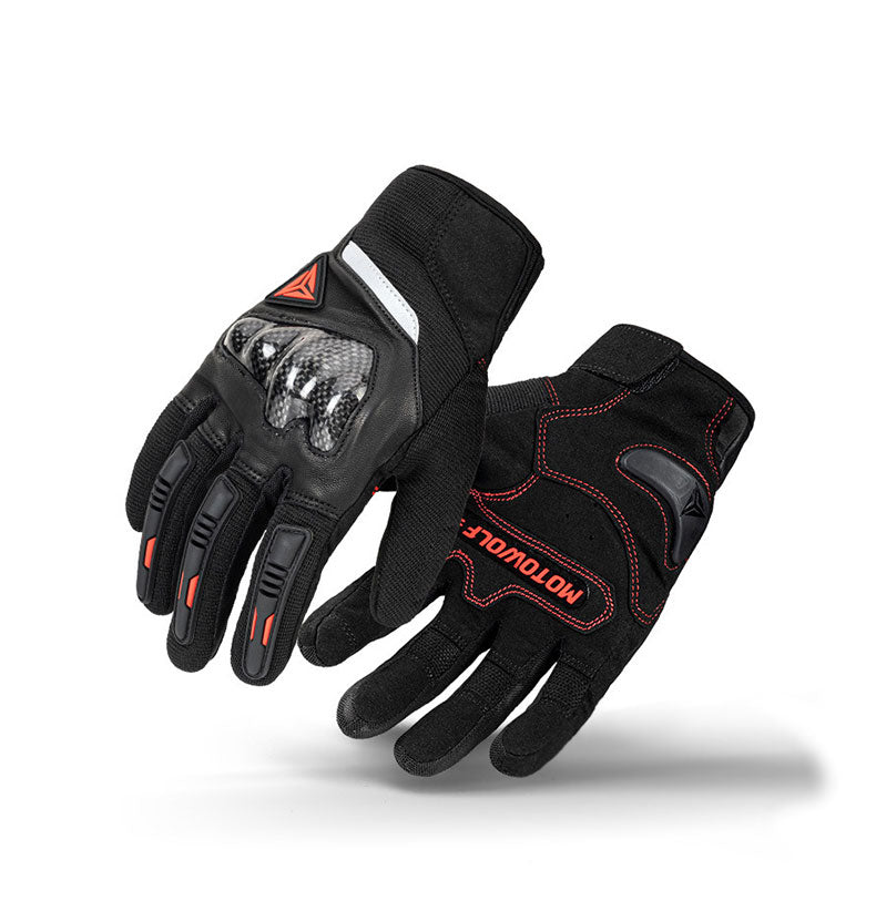Breathable Carbon Fiber Motorcycle Gloves-G61