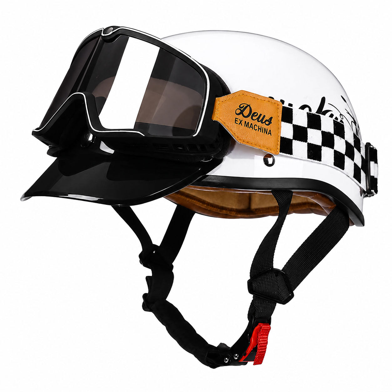 Retro half-helmet, summer travel gear-I18