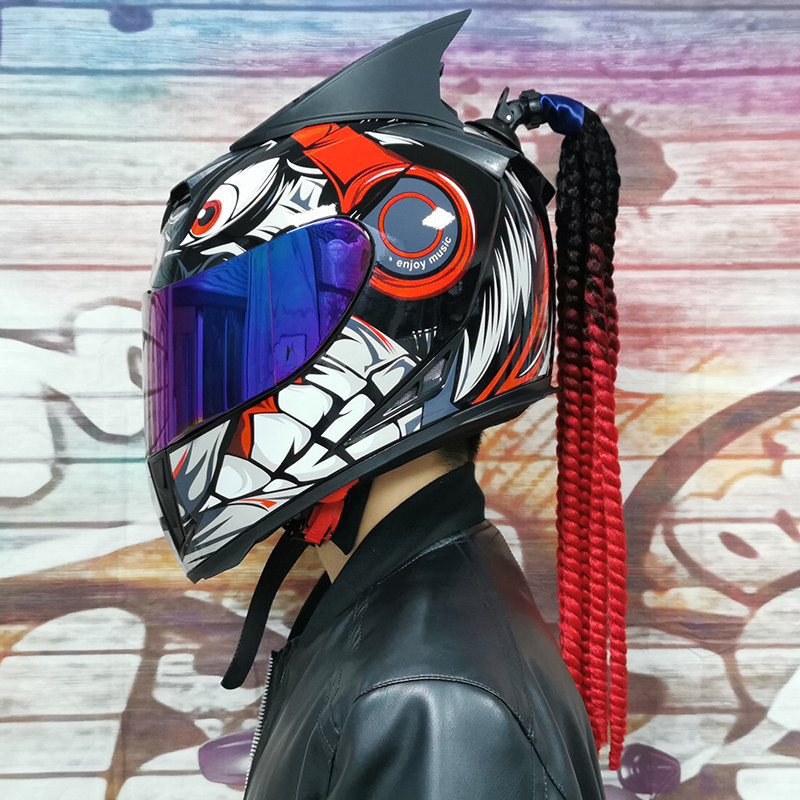 Dual-lens Bluetooth personalized helmet-I68