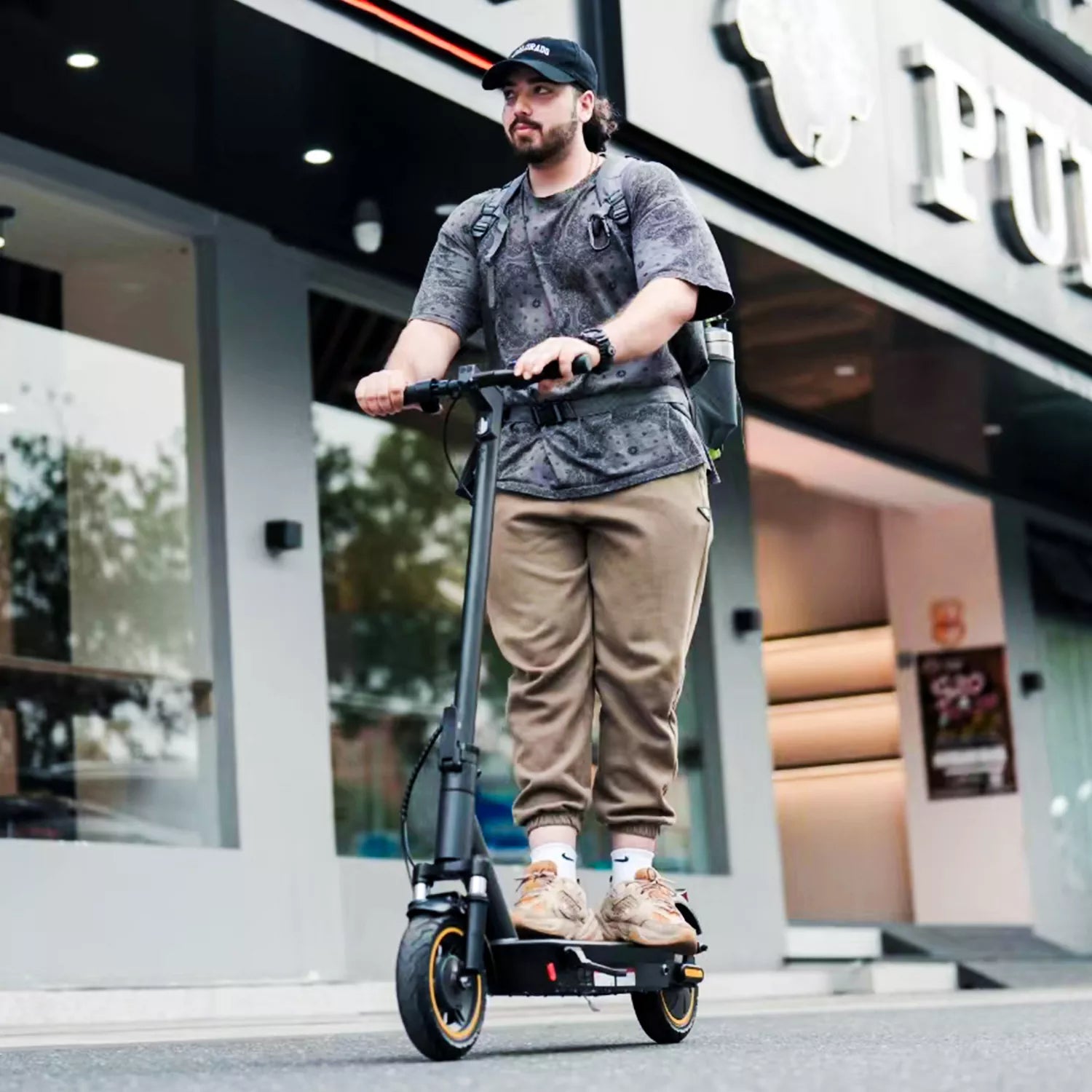 500W foldable electric scooter, top speed 21.7 mph, range 31 miles-G30