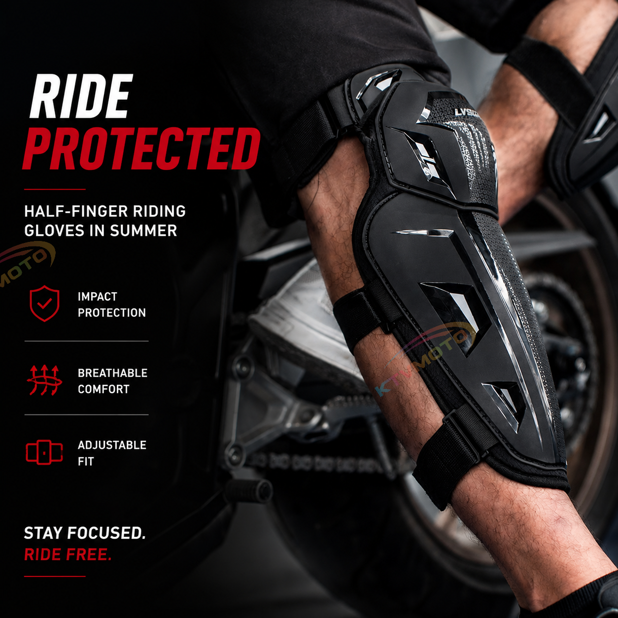 Reflective Motorcycle Crash Protection Gear-Y29