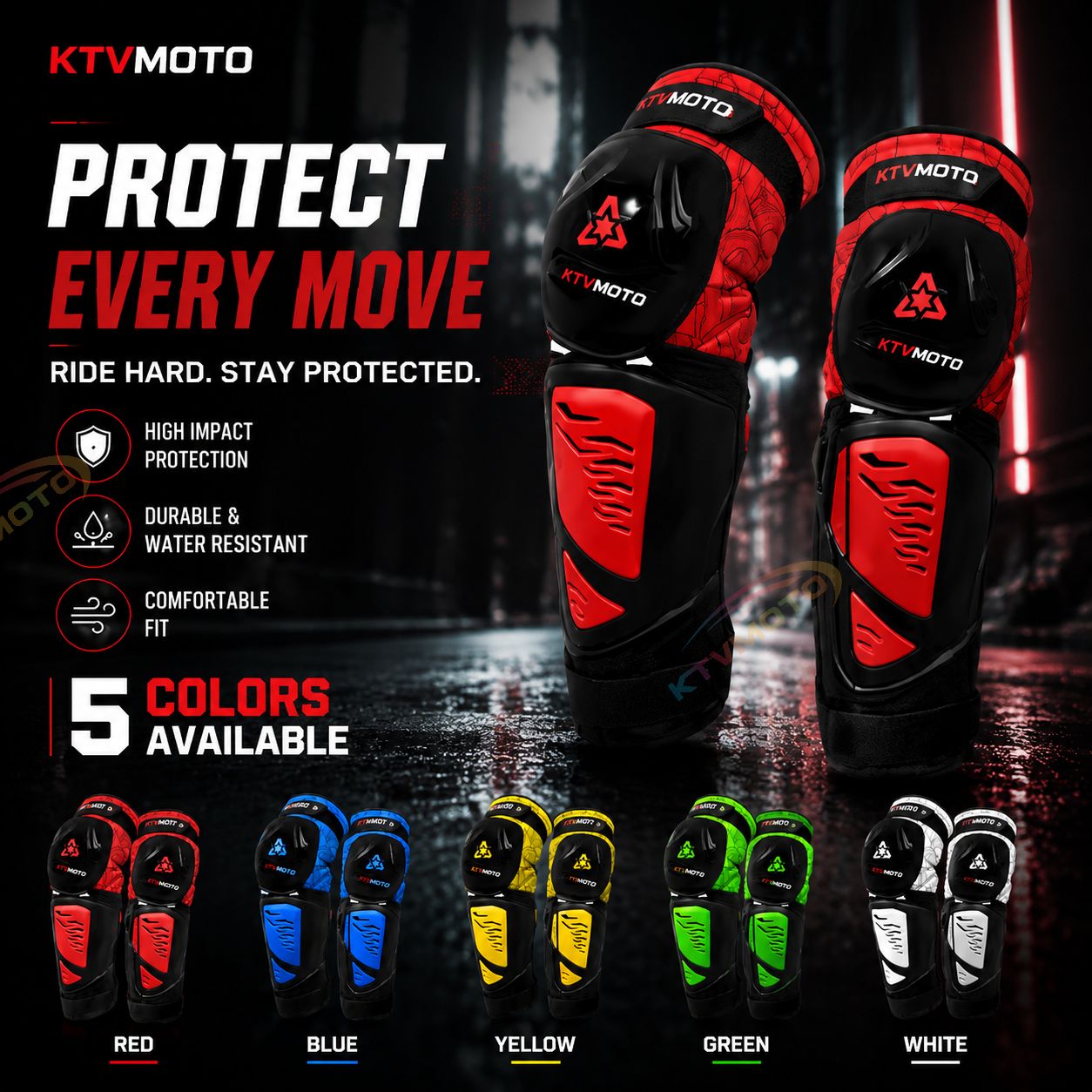Off-road motorcycle knee guards-Y41