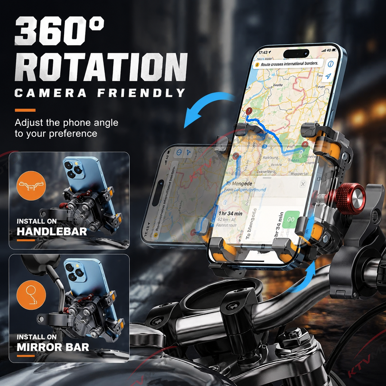 2025 Aluminum Alloy Shockproof Phone Holder-M32