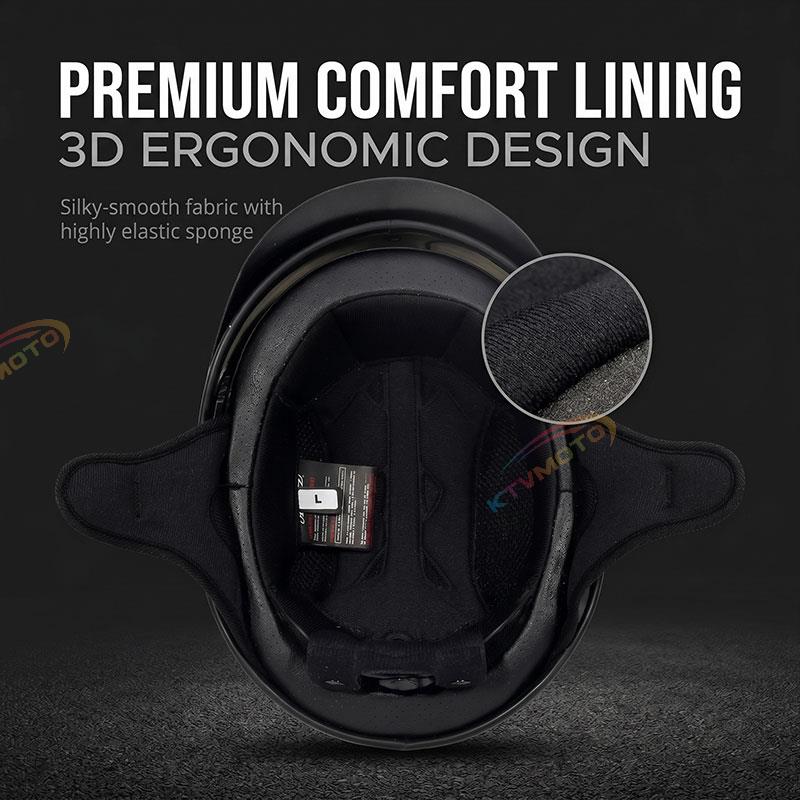 Retro motorcycle helmet-I38