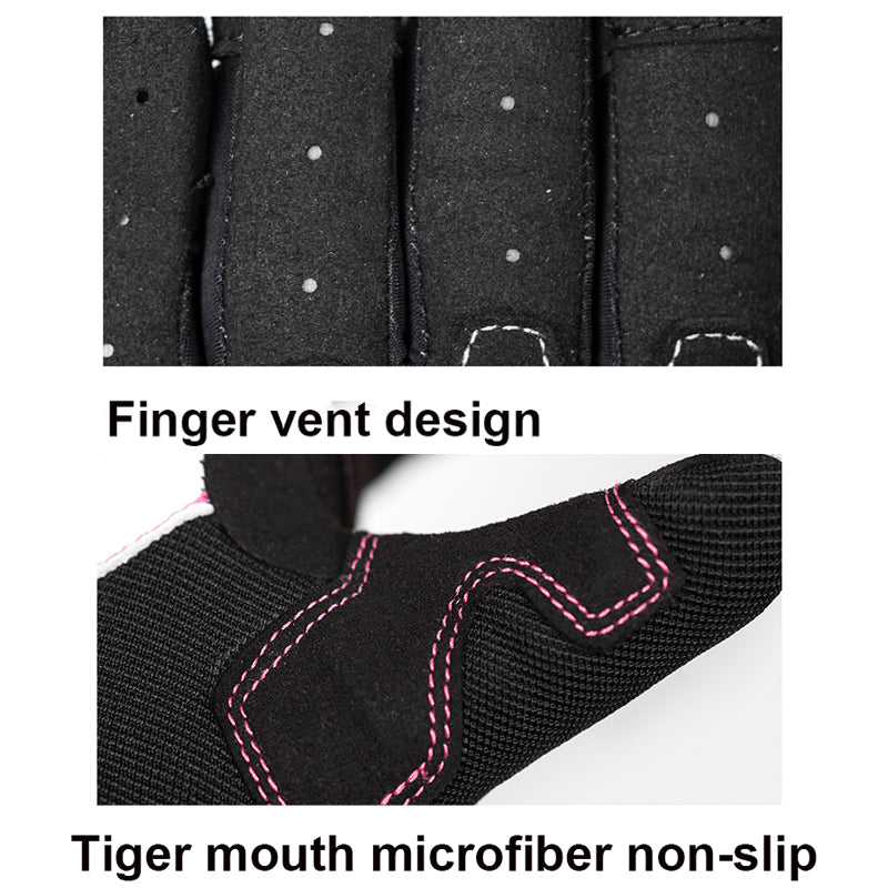 Breathable and drop-resistant carbon fiber full-finger gloves-G17