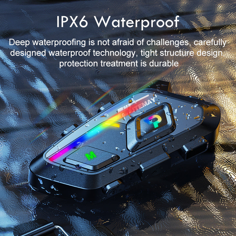 Motorcycle Helmet Earphones 5 Color RGB Ambient Lights-P20