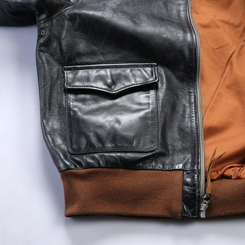 Eastman Great Escape 16159 Horse Leather Flight Jacket-A07