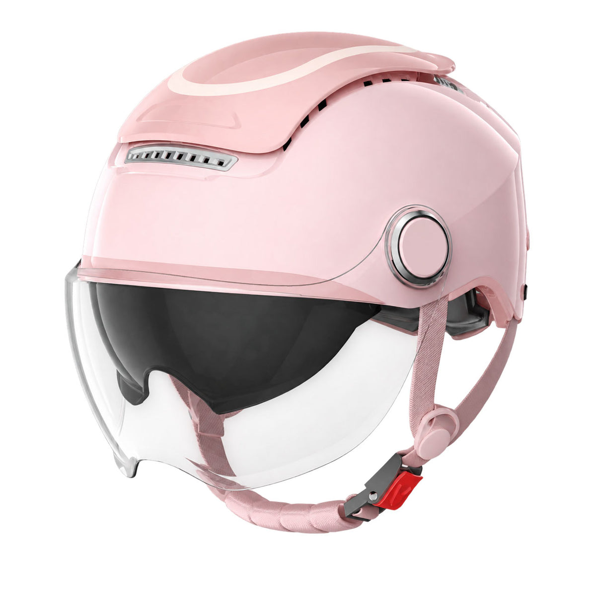 Breathable, sun-protective motorcycle half-helmet-I148