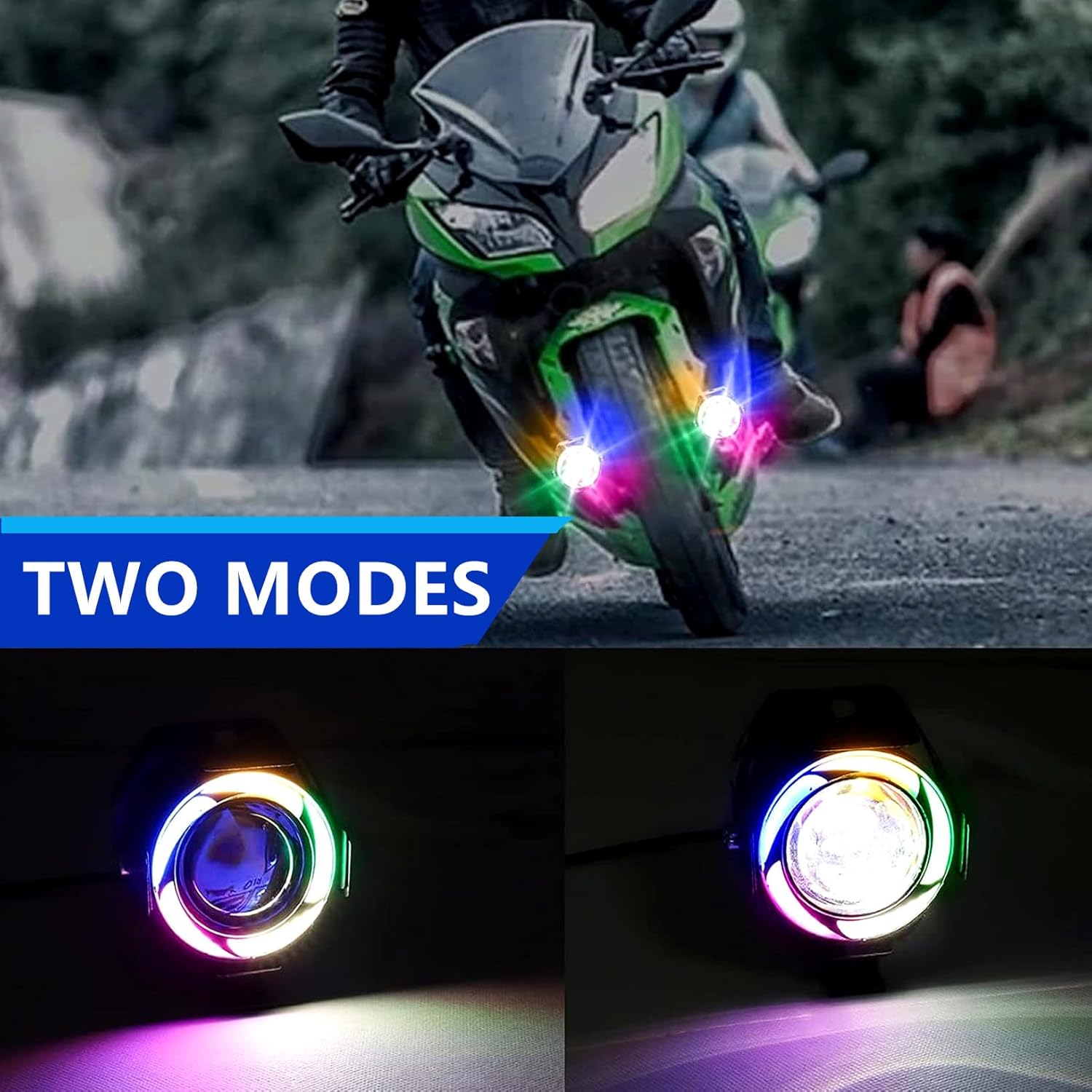 RGB colorful corner eye auxiliary light—D07