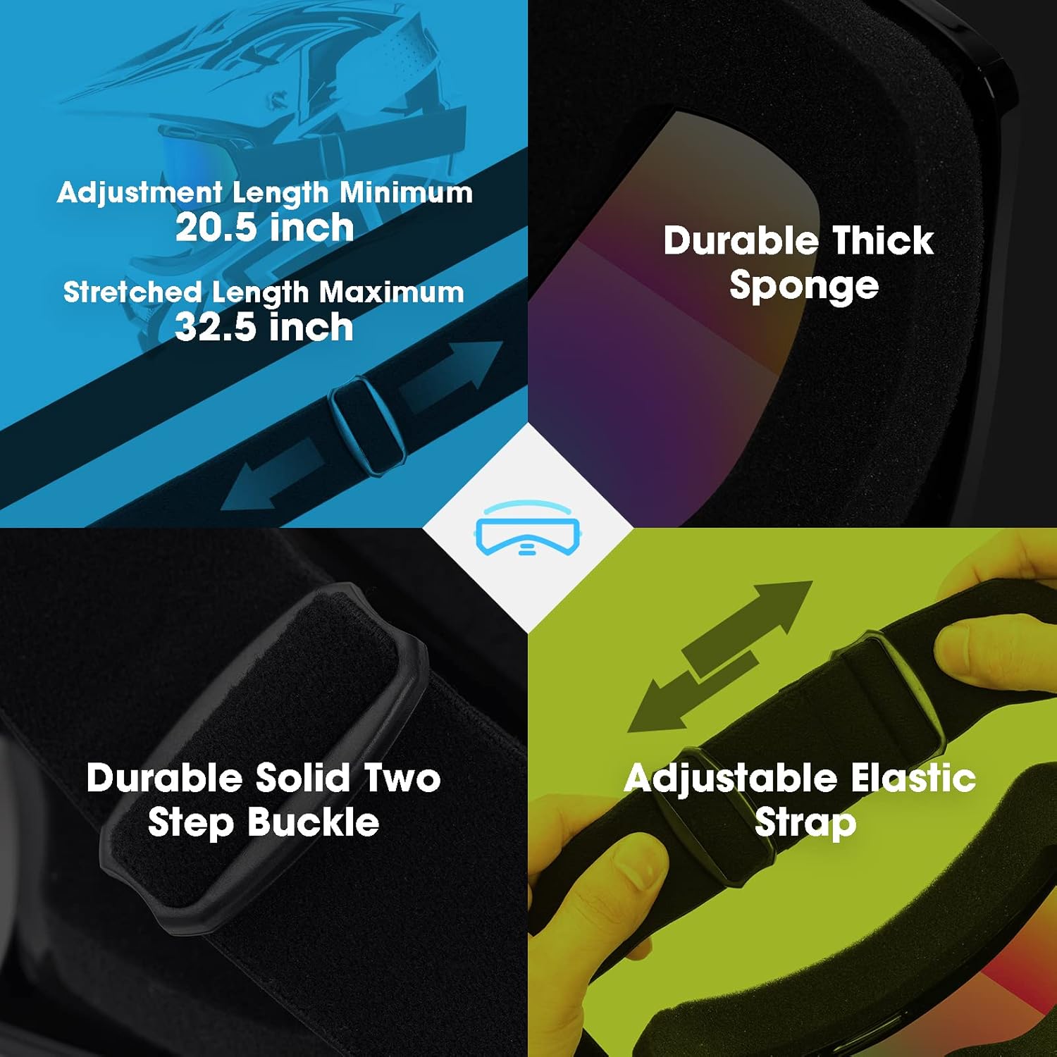 ATV Motorcycle Goggles2 Pack-H01