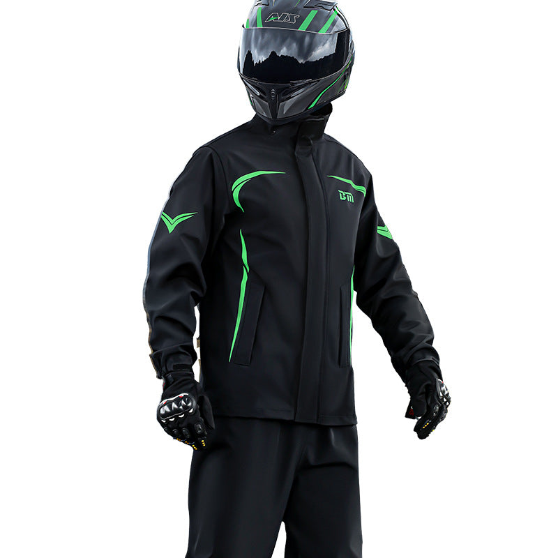 Motorcycle split-style raincoat-C05