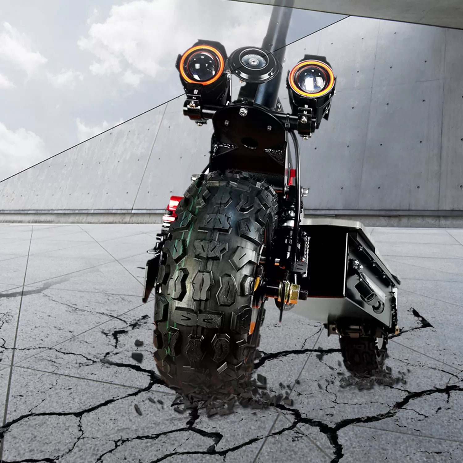 5600w dual motor powerful racing electric scooter 27AH H60V -QQ6