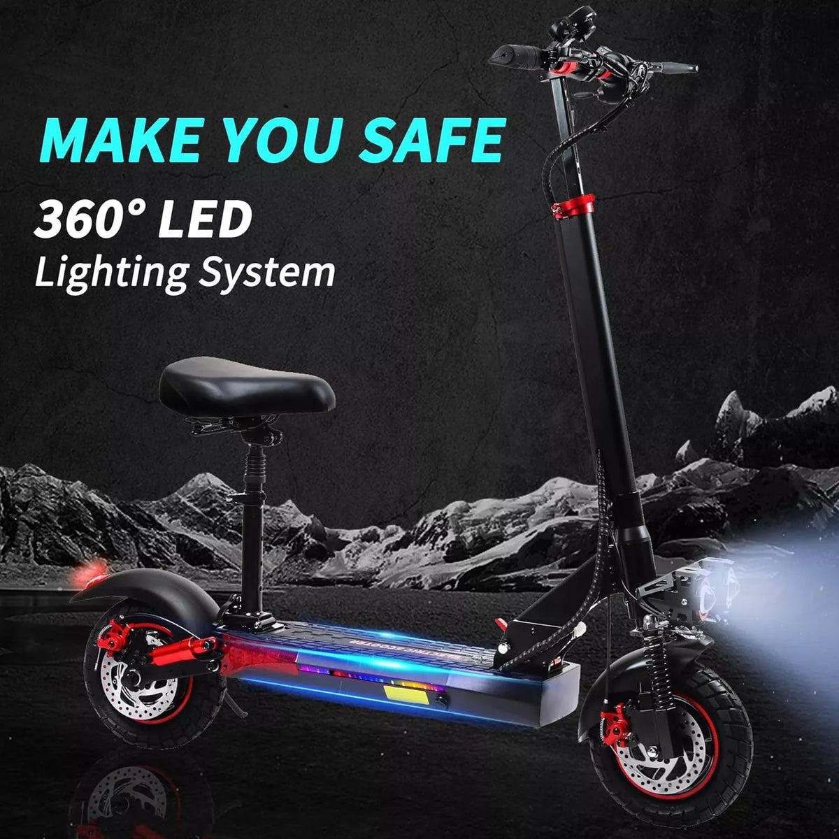 800W Electric Scooter 48v-15ah-J11