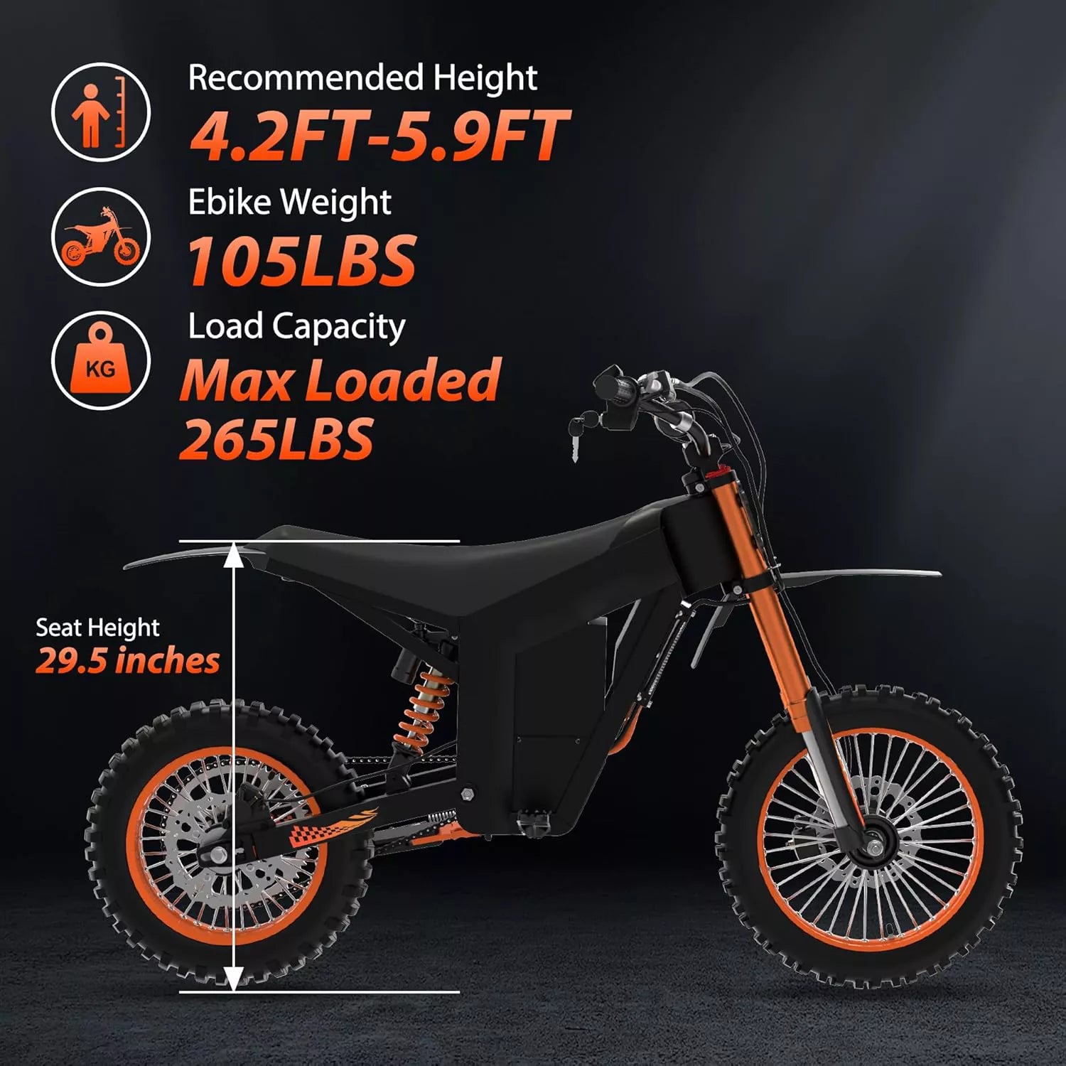 2000W Professional Electric Off-Road Vehicle 60km/h 48v 21ah -A1