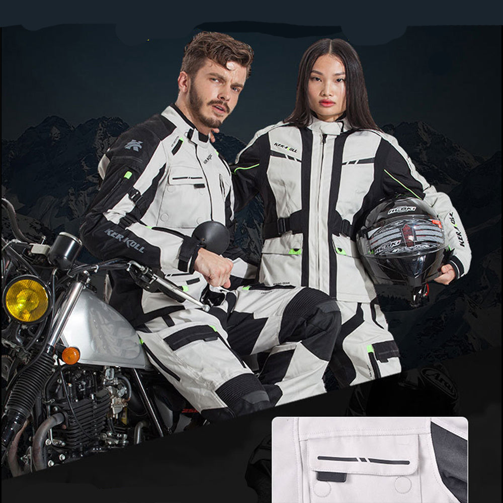 Waterproof off-road motorcycle suit riding racing protective gear durable-J08