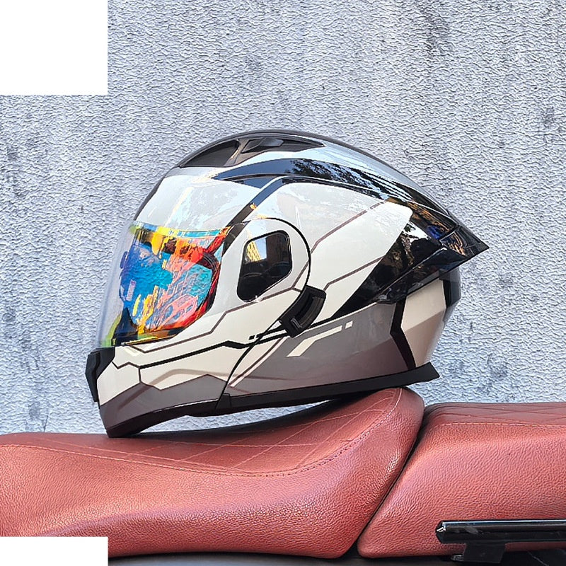 Modular motorcycle helmet-I156