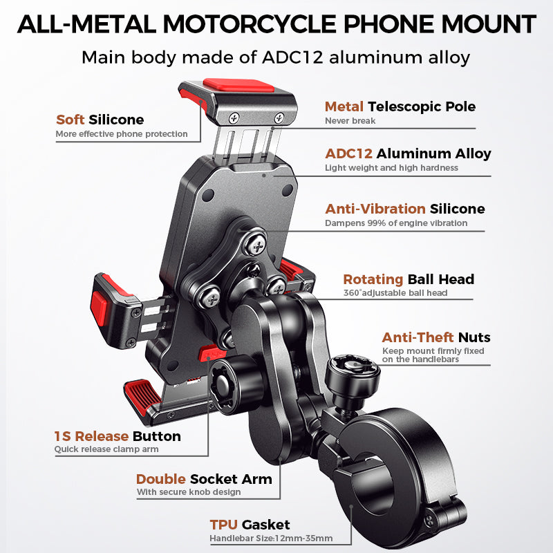Aluminum Alloy Shock Absorption Motorcycle Bicycle Stand-M33