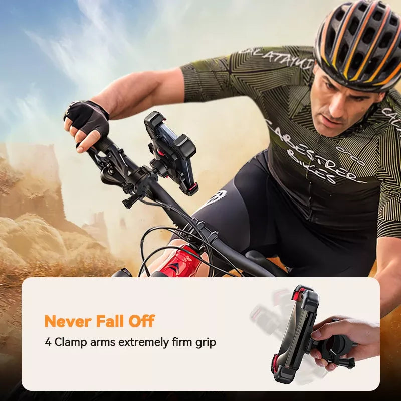 2025 Military Anti-Shake Motorcycle Bicycle Phone Holder-M1