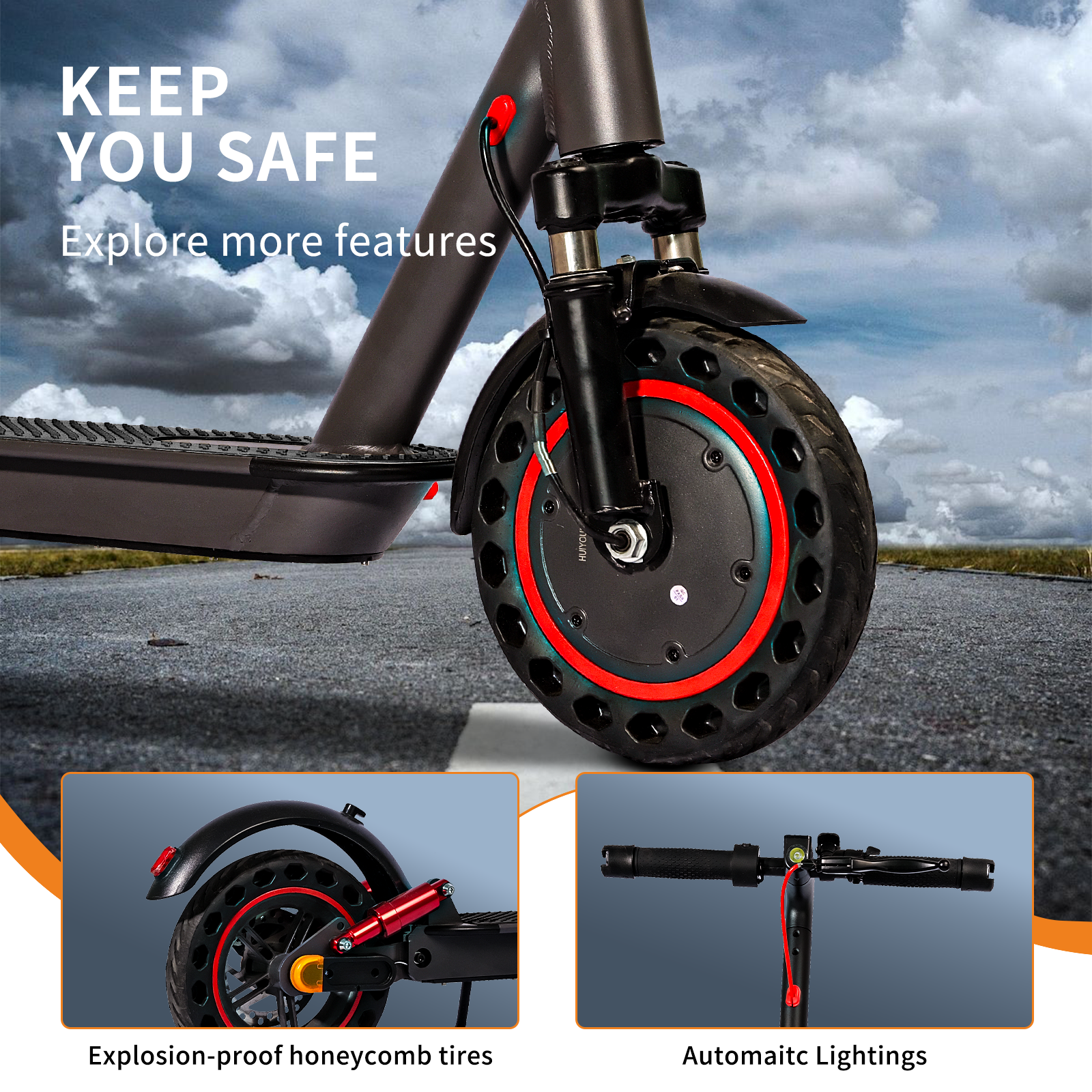 650W Foldable Electric Scooter for Commuters - G20