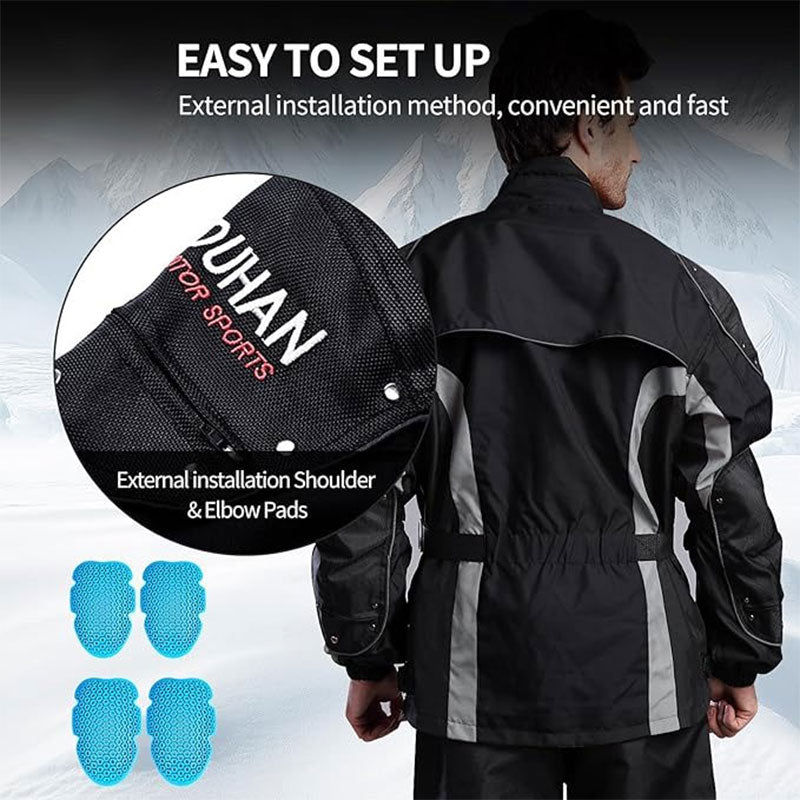 CE certified windproof 600D Oxford cloth motorcycle jacket - J01