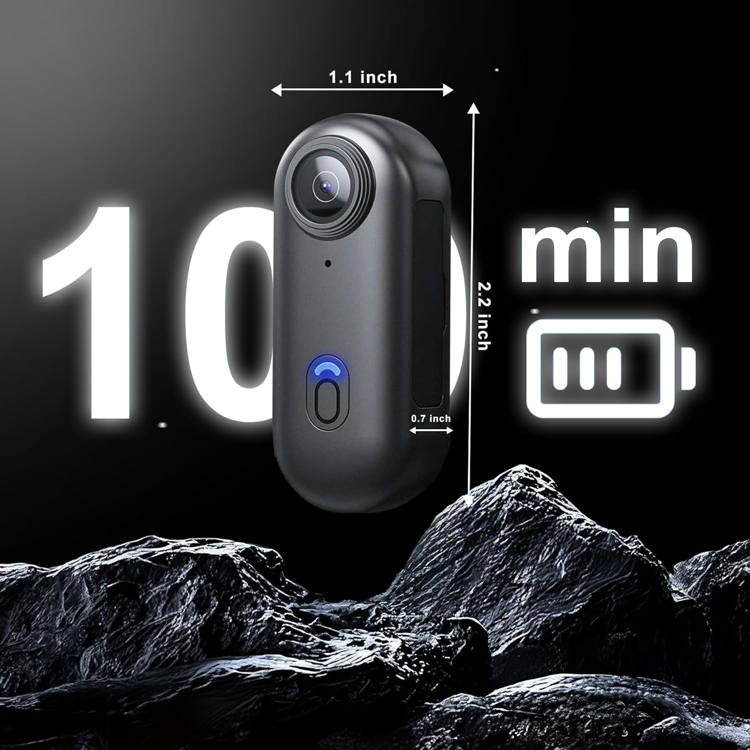 4K Thumb Action Camera | 128G Sports Camera for POV Photoshooting