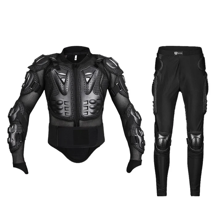 Motorcycle protective armor with neck guard-J06