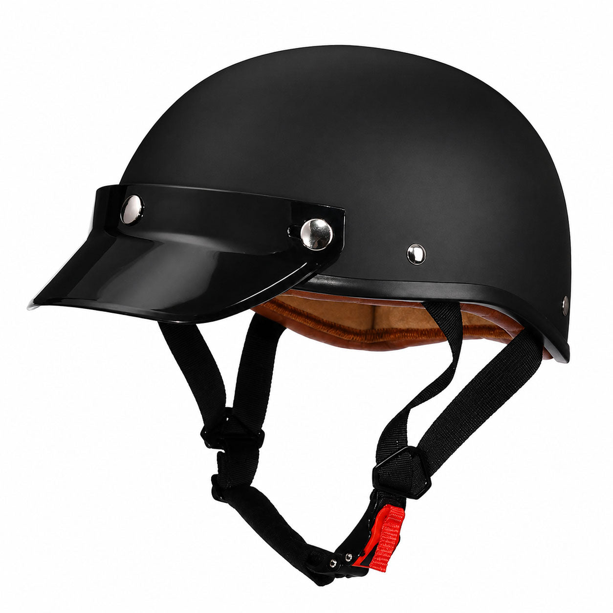 Retro half-helmet, summer travel gear-I18