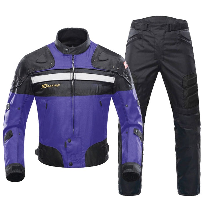 Motorcycle windproof protective riding suit CE certified all seasons-J34