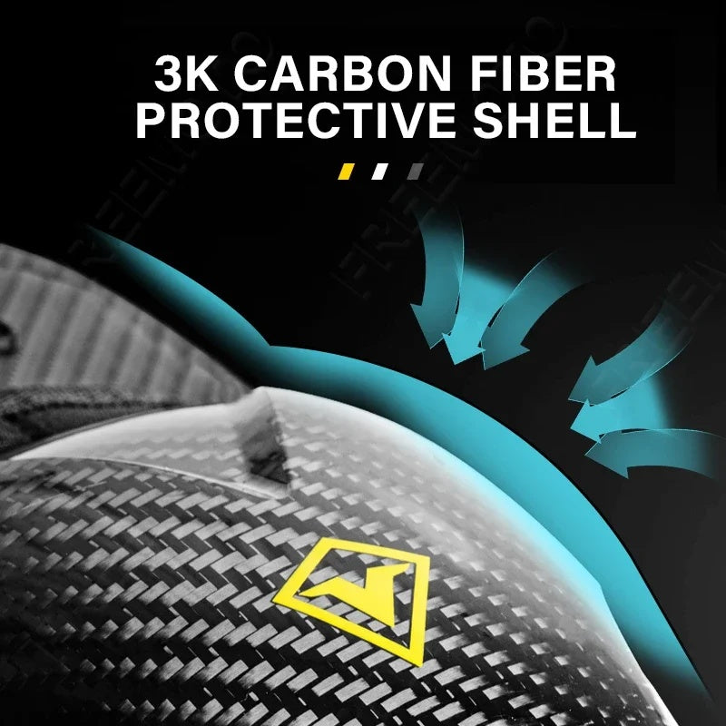 CE2 certified carbon fiber protective gear set - Y05