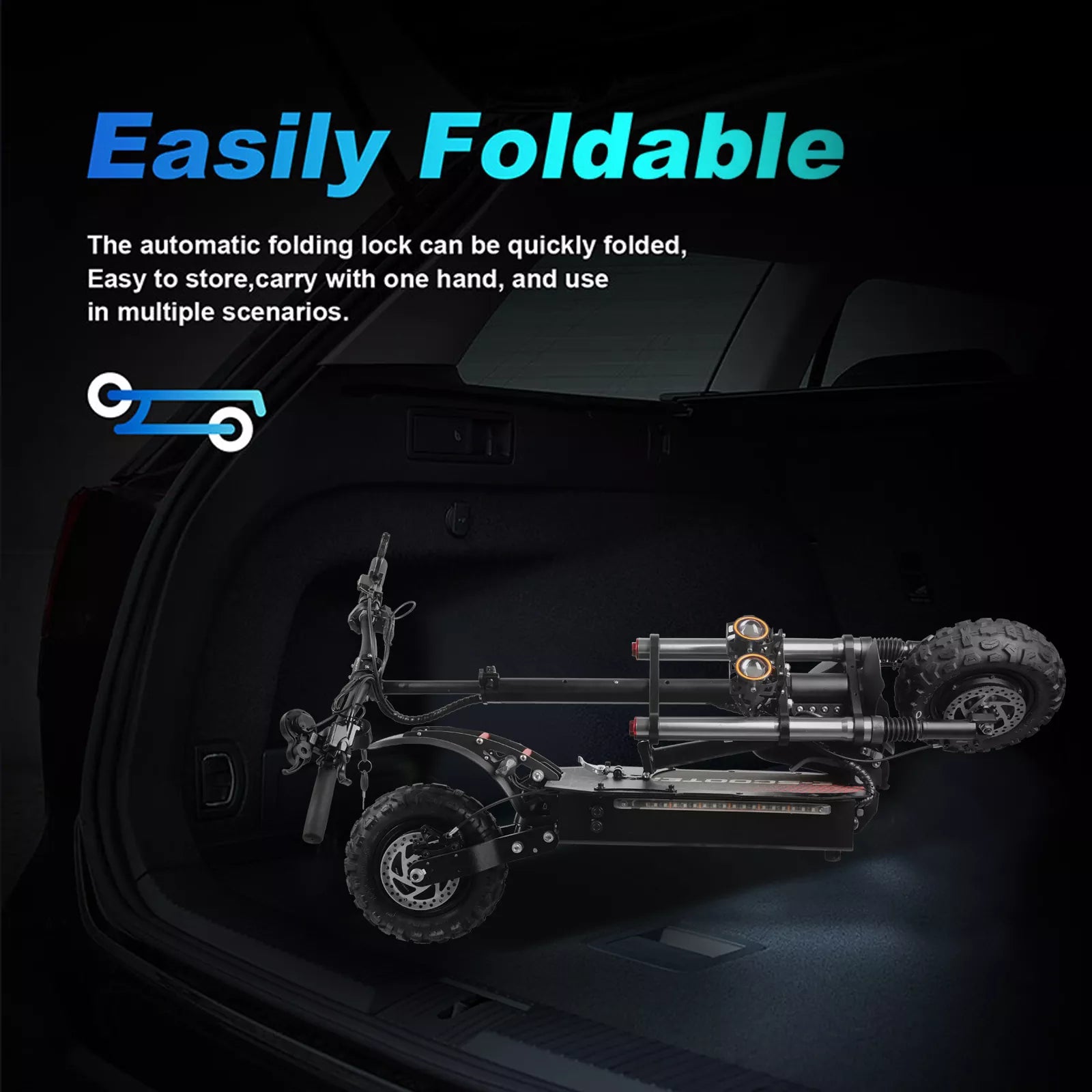 6000w electric scooter 60v-38ah-J30