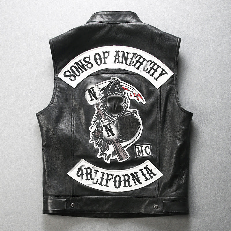 Harley Angel Vest Sons of Anarchy Leather Motorcycle Vest-A15