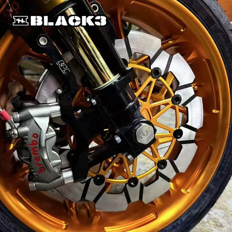 PB Style 5-Bolt Performance 13 Inch Front Brake Rotor for HD Touring and Softail Motorcycle Brake Systems