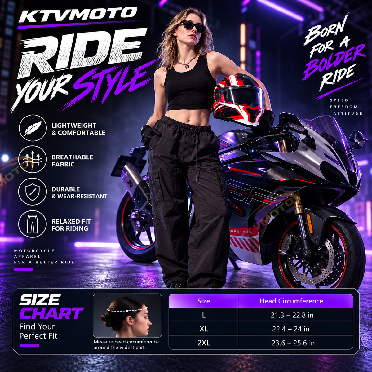 All-Season Windproof and Weather-Resistant Modular Motorcycle Helmet-I279