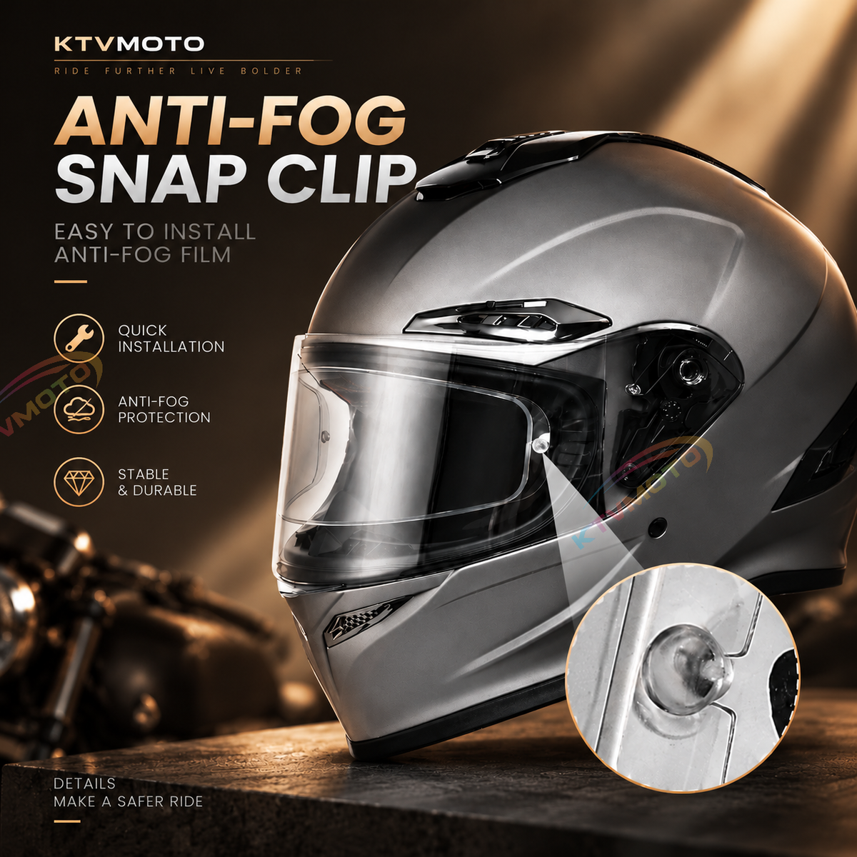 Full-face motorcycle helmet for all-season touring-I307