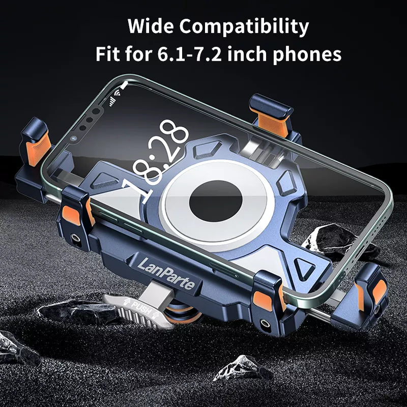 đ„Aluminum alloy double shock absorption mobile phone holder-M27