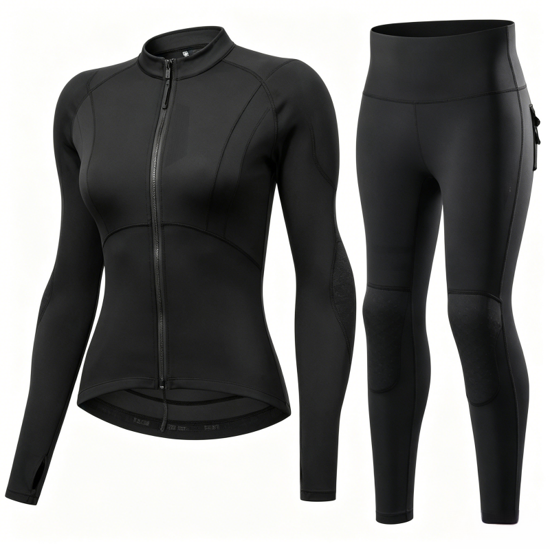 Women's slim-fit motorcycle suit-J42