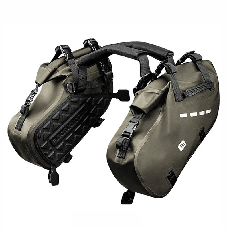 Motorcycle waterproof quick-release wear-resistant side bag-B26
