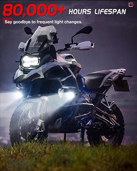 LED Driving Fog Light 600% Brightness Dual Color with Strobe Mode - D12