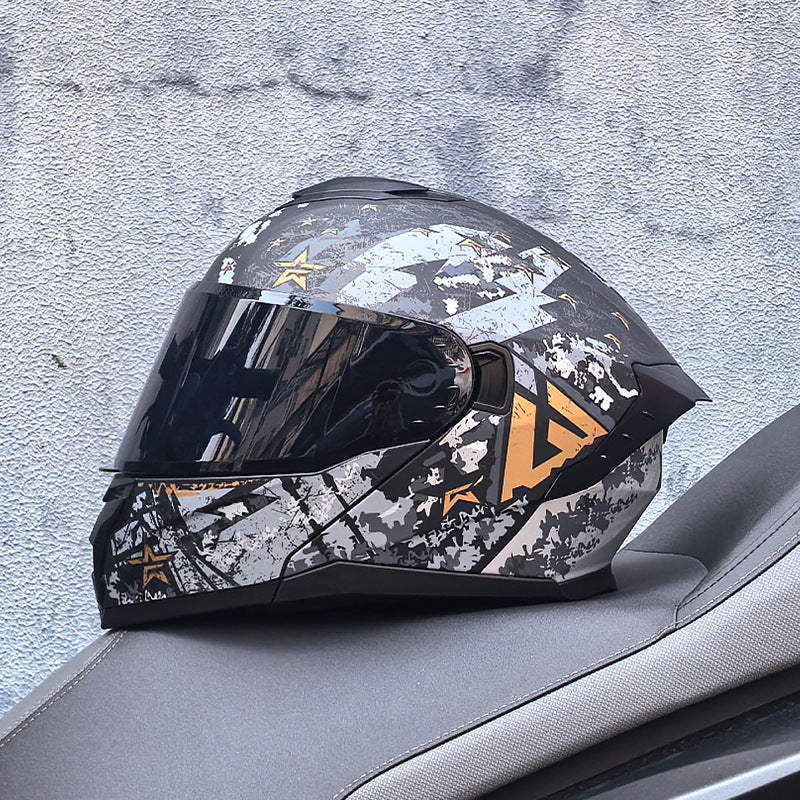 Motorcycle flip helmet-I197