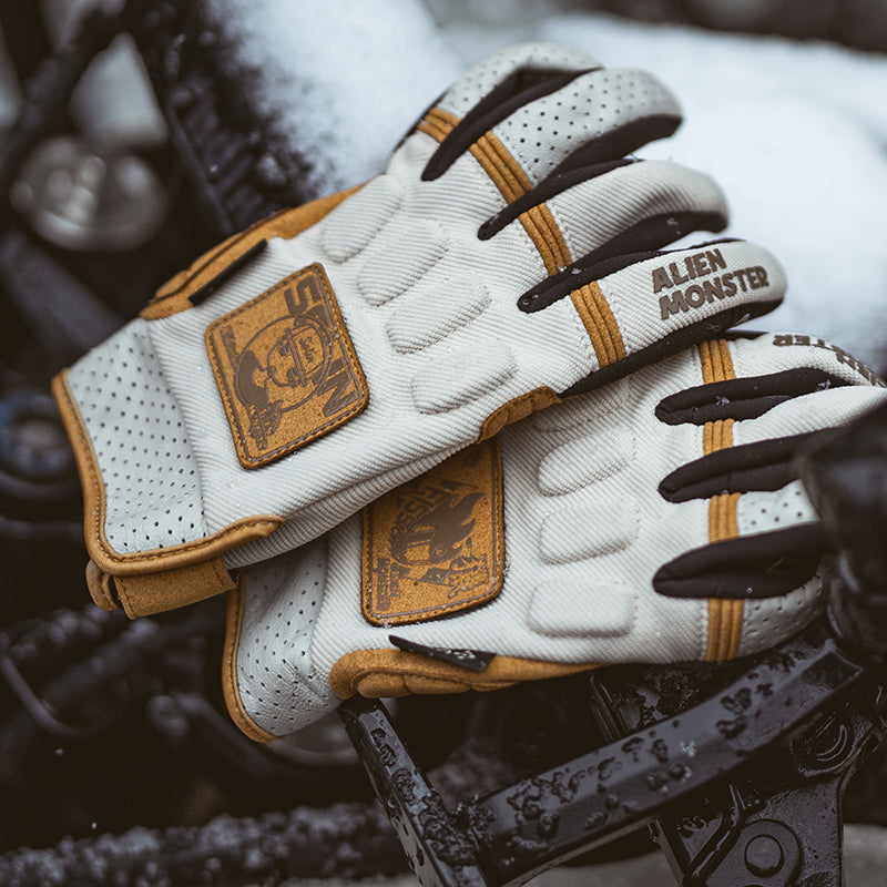 DIY Retro Cruiser Touchscreen Motorcycle Gloves - G28