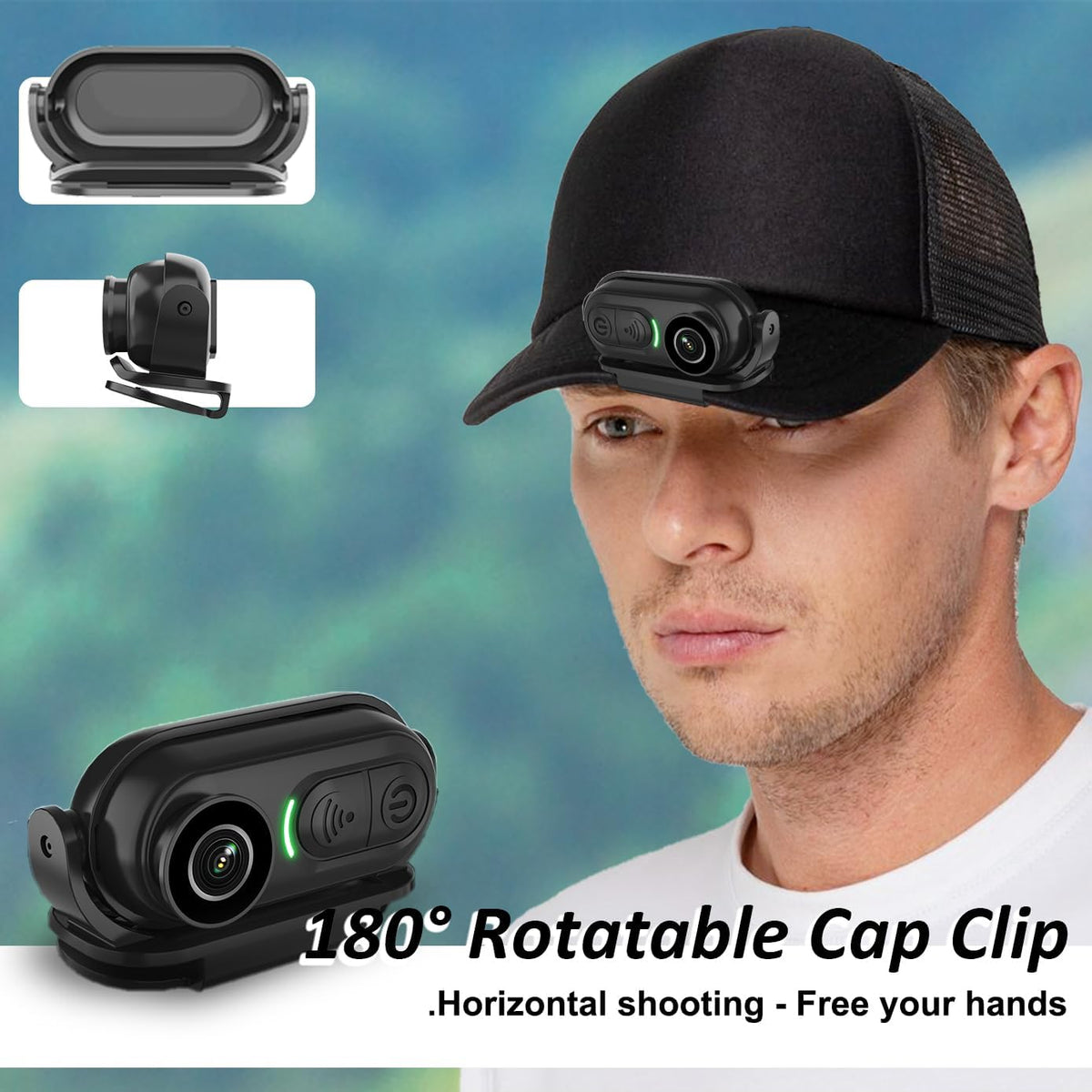 4K Mini Body Thumb Camera 128GB Wearable Sports Cameras