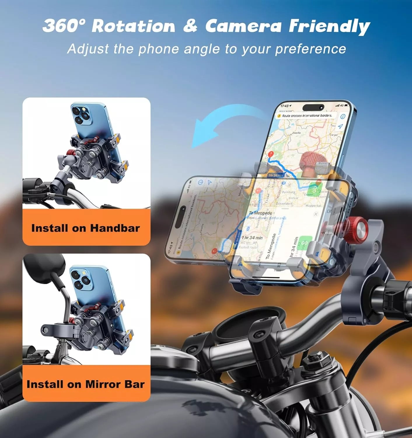 2025 Aluminum Alloy Shockproof Phone Holder-M32