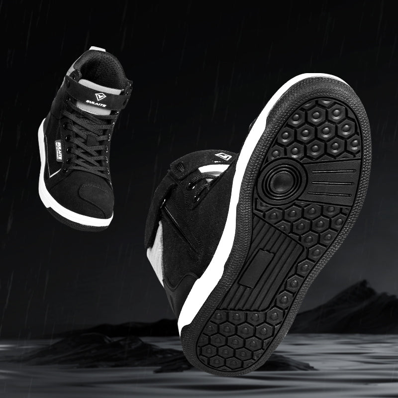 Motorcycle riding boots retro breathable-K09