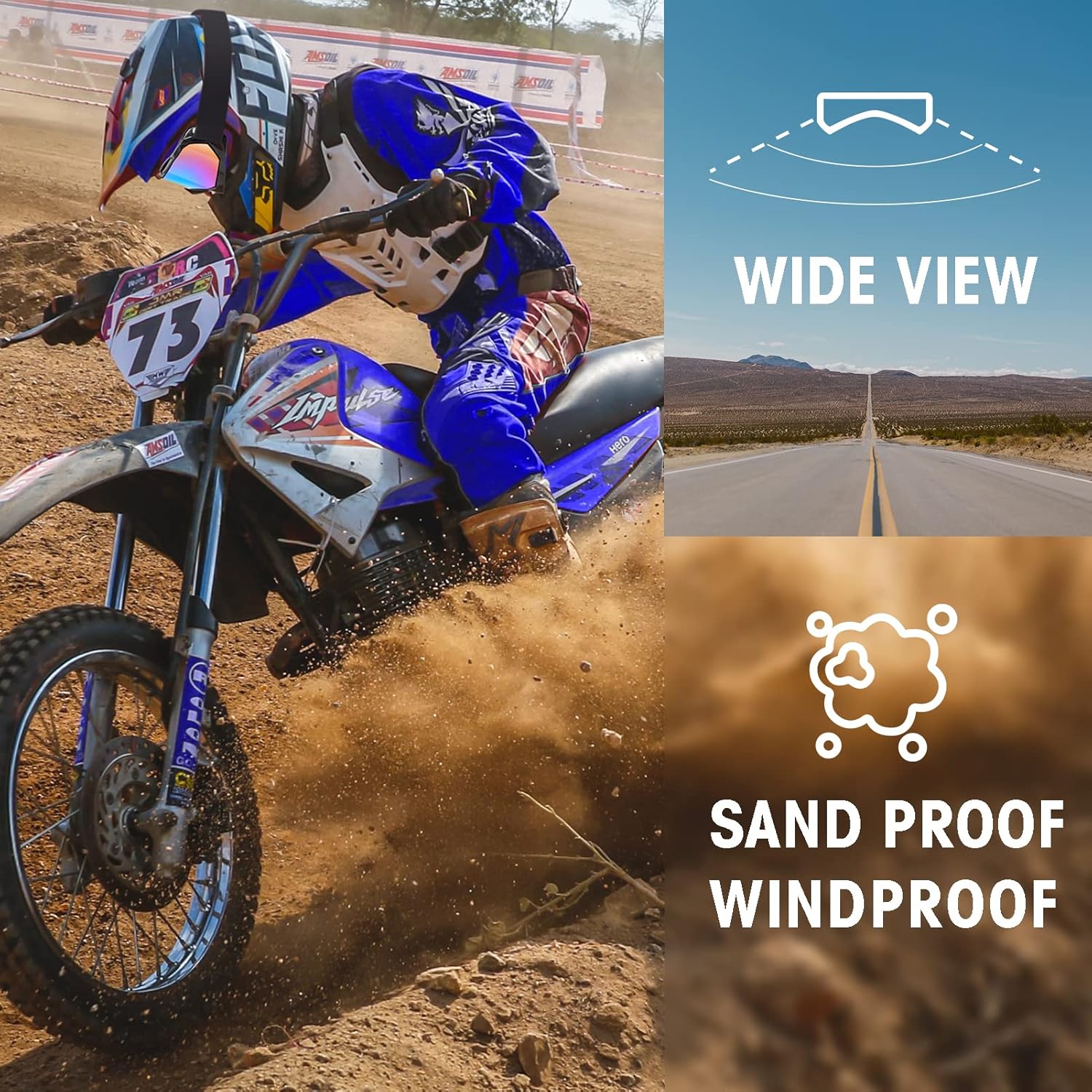 ATV Motorcycle Goggles2 Pack-H01