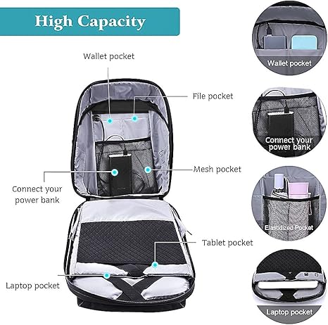 Helmet bag with programmable pixel screen-W15